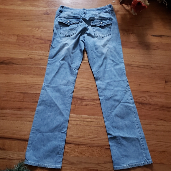 Sasson Jeans Women's sz 8 Light Blue Wash Boot Cut Jeans pockets vintage - Picture 13 of 13